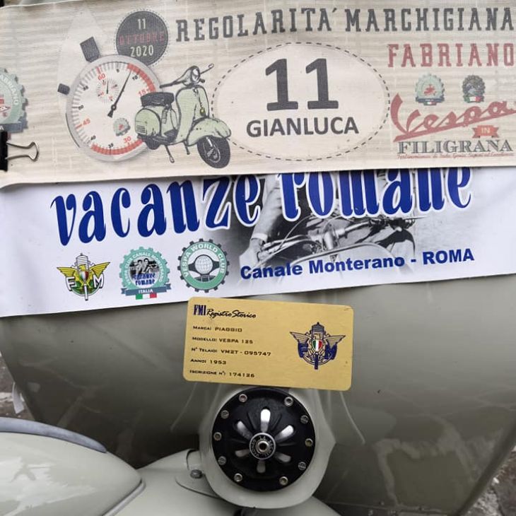 Campionato Regolarità Marchigiano - Vespa in Filigrana - Fabriano - 11/10/2020